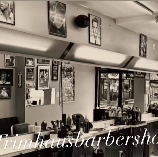 Inside Trim Haus Barbershop, Arthur Ave Bronx NYC